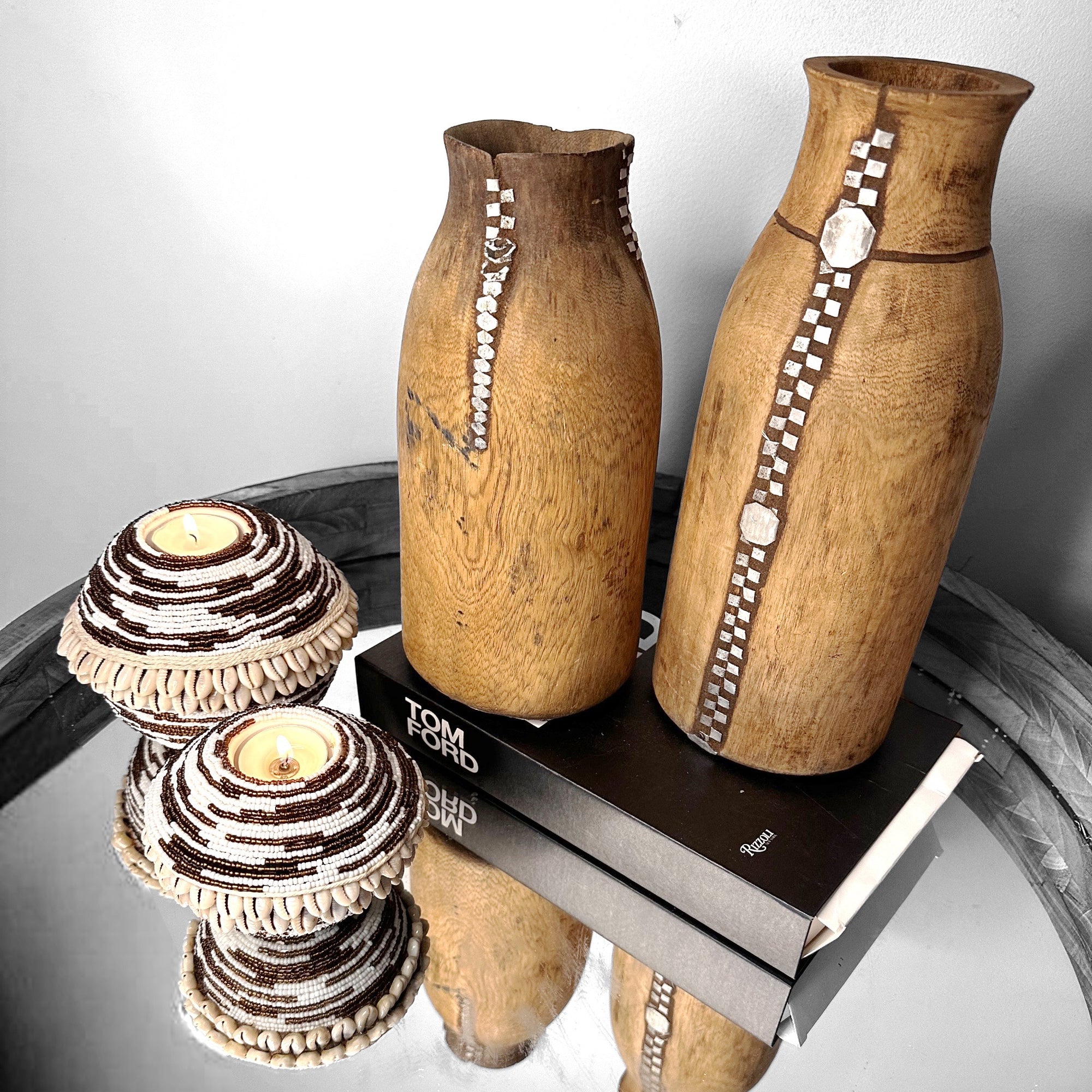 Tutsi Wooden Vases - Rwanda (M/M) - eyahomeliving