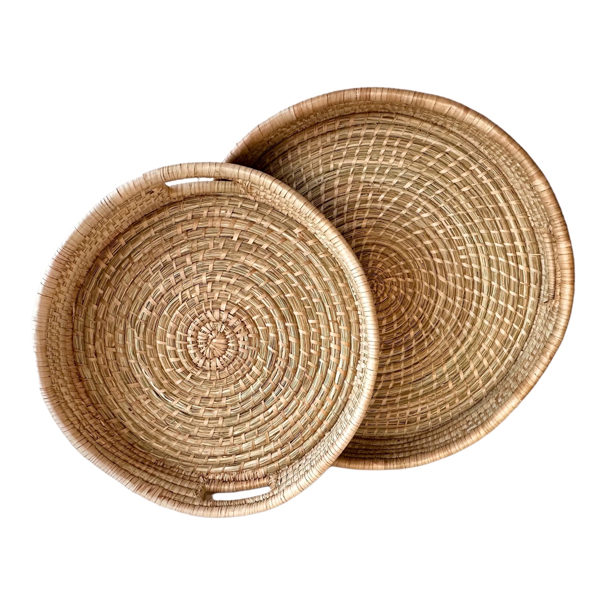 Malawi Circular Trays - eyahomeliving