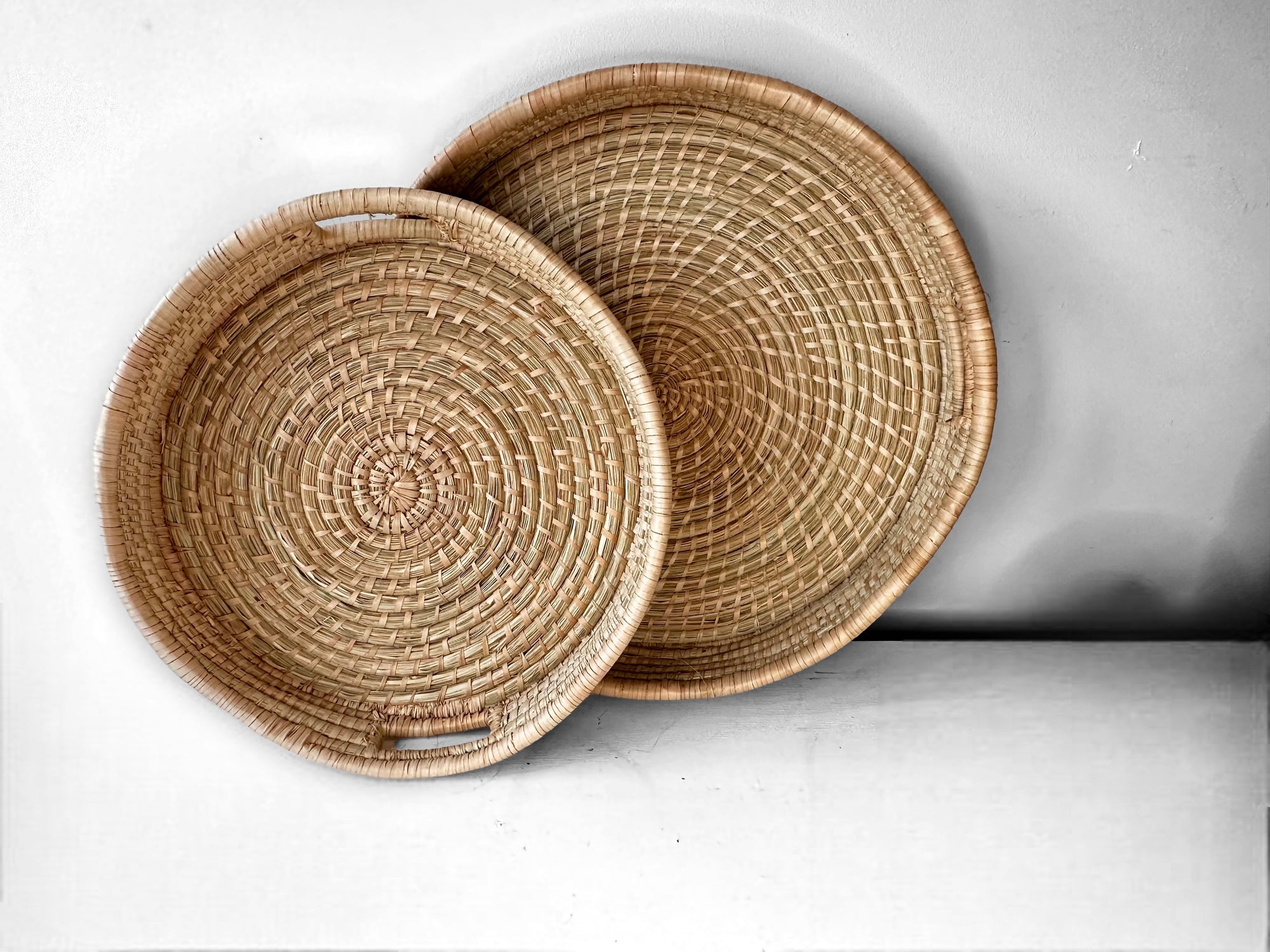 Malawi Circular Trays - eyahomeliving