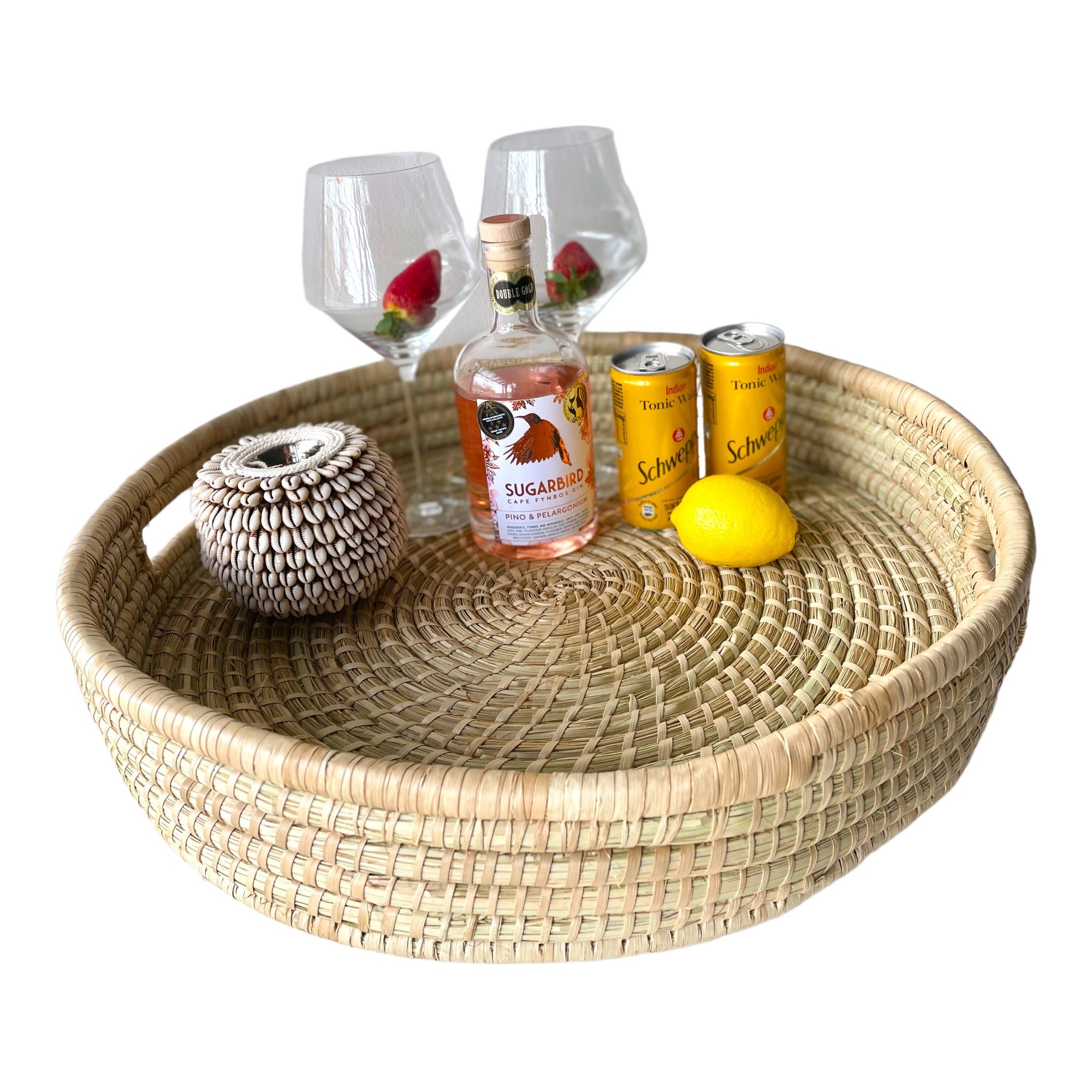 Malawi Circular Trays - eyahomeliving