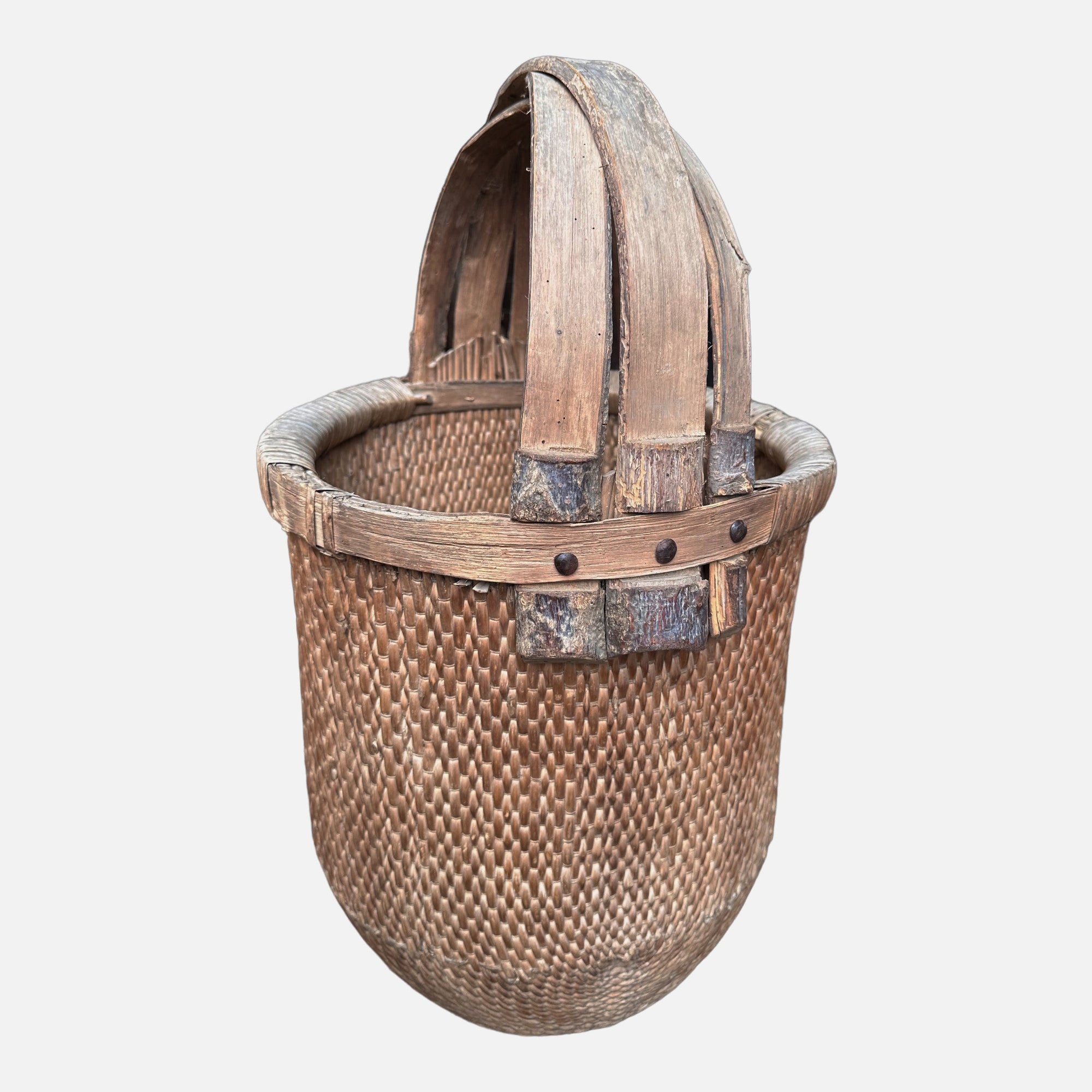 Vintage Chinese Fisherman Baskets