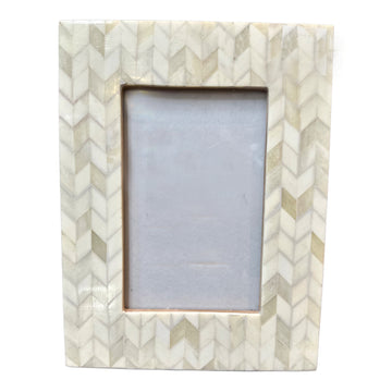 Photo Frame -  Natural Bone Inlay Vintage - India