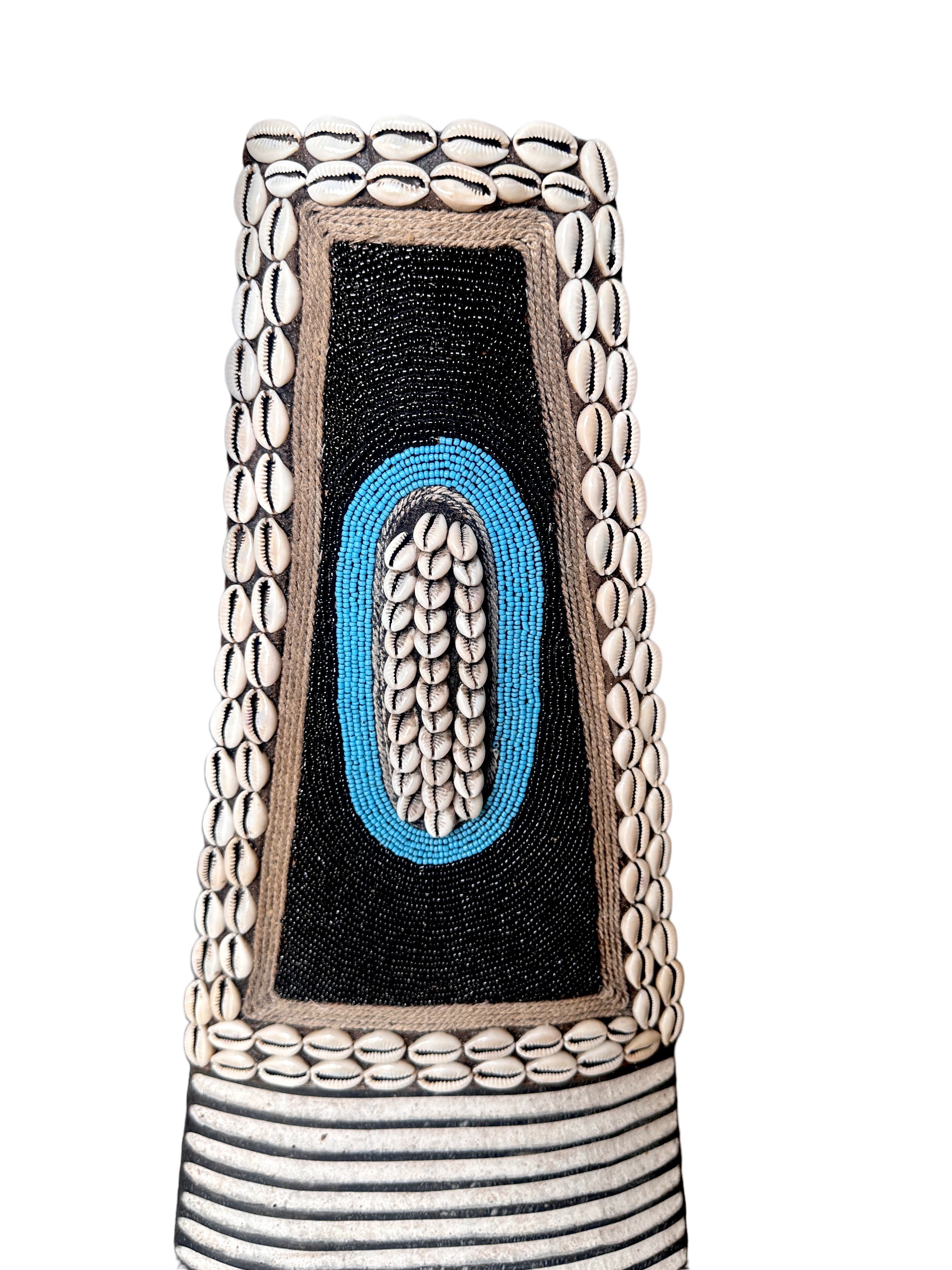 African Beaded King Shield  -  New