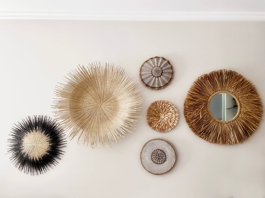 Porcupine Wall Baskets - Natural - eyahomeliving