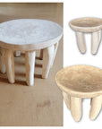 Wooden Side Tables/Stools - Natural