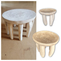 NEW - Wooden Side Tables/Stools - Natural