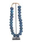 Ghanaian Glass Beads Imported - Blue - eyahomeliving