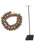 Ghanaian Glass Beads Imported - Mocha Brown - eyahomeliving