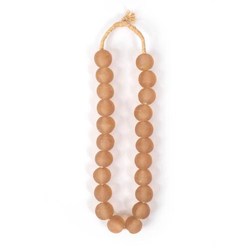 Ghanaian Glass Beads  - Rose/Blush - eyahomeliving