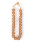 Ghanaian Glass Beads  - Rose/Blush - eyahomeliving