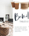 Bamileke Tables - Natural - eyahomeliving