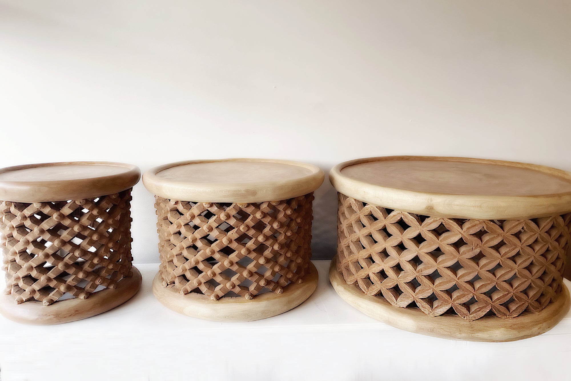 Bamileke Tables - Natural - eyahomeliving