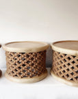 Bamileke Tables - Dark Brown - eyahomeliving